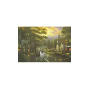 (店+)HC - 畫作系列-歐洲風景 台灣製 1000片 夜光拼圖 1000-81D