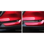 適用於MAZDA CX-5 第二代前霧燈裝飾條2017新cx5霧燈眉改裝適用