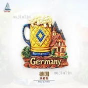🎉可開發票🎉德國啤酒杯木屋冰箱貼旅行紀念品禮物伴手禮家居裝飾立體磁性貼