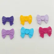 〈樂高人偶小舖〉正版LEGO 用品7 髮飾 Friends 蝴蝶結 髮叉 深粉 橘黃 深紫 海洋藍 11618