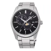 【ORIENT】東方錶 RA-AK0307B《藍寶石防刮鏡面系列 日月相機械腕錶》41mm/黑面