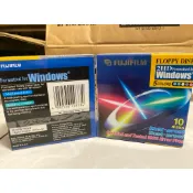 ［全新］FUJIFILM 10入/盒 全新磁碟片 未拆封 美國製 3.5吋 1.44MB