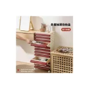 (店+)承重強 超穩紮實 桌面抽屜式文件收納盒桌下文件櫃辦公室A4紙整理盒CD唱片收納櫃子 【靜嵐嚴選】