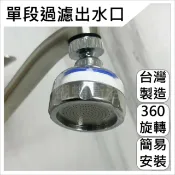 蝴蝶衛浴 【台製 單段過濾出水口】淨水水龍頭過濾 淨水濾芯 濾心