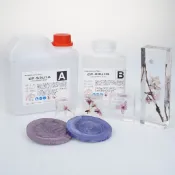 藝之塑 EP-S2U1低黏度慢速抗黃型環氧樹脂Epoxy透明 2:1 (1.5kg組合) -AB膠 超取含稅