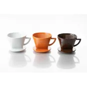 (店+)日本三洋產業  CAFEC  有田燒陶瓷扇形濾杯 102 梯形濾杯 3-5杯
