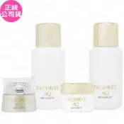 COSME DECORTE 黛珂 AQ完美精質保養組(極燦全能露50ml+極燦全能乳50ml+極燦眼霜2ml+卸粧霜10ml)(公司貨)