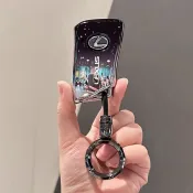 熱銷 LEXUS 鑰匙套 鑰匙殼 凌志 NX RX ES UX IS 鑰匙套 鏡面漸變 防摔殼 汽車鑰匙 遙控器套 