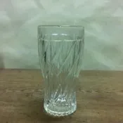 特價 WH9455【四十八號老倉庫】全新 早期 螺旋 玻璃杯 果汁杯 甘蔗汁 楊桃汁 300cc 1杯價