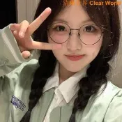 黑框復古小圓框眼鏡女日系金絲細邊素顏近視帶度數鏡框男潮平光鏡