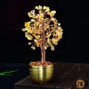 台灣公司 【宅配+發票】水晶發財樹 天然黃紫水晶 桌上擺飾 百福聚財 房間裝飾品 金錢樹 辦公室擺設 裝飾品擺件 客廳擺件工廠現貨直銷 全館八折 售後保障 店長新品推薦 S930