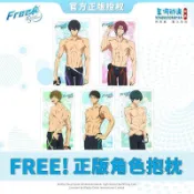 動漫周邊✨正版 【官谷】free男子游泳部周邊抱枕七瀨遙橘真琴松岡凜動漫午睡枕頭 free男子游泳部收藏周邊