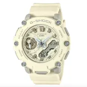 大高雄鐘錶城 CASIO卡西歐 G-SHOCK 都會戶外時尚 米白 碳核心防護構造 雙顯系列 GMA-S2200-7A/45.7mm｜樂天領券現折★全館特惠中★指定刷卡回饋10%
