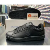 免運 黃蜂體育 K-SWISS 男鞋 皮質 休閒鞋 COURT SHIELD 盾牌 全黑04412001