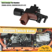 CAMRY VHDD 25860-62010 EGR 真空閥適用於凱美瑞漢蘭達 Sienna ES300 RX300 3