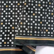 Celine 復古頭巾 - 碎花圖案 - 棉絲混紡絲巾 20 x 19.5 英吋