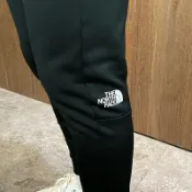 美國百分百【全新真品】TNF North Face 男款 休閒 運動長褲 外出 褲子 Logo 黑色 BQ48