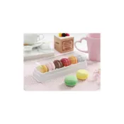 (店+)嚴選SHOP 6粒馬卡龍盒 5個 塑料盒 塑膠盒 甜點盒 西點盒 包裝盒 塑膠盒 蛋糕包裝 餅乾盒 吸塑盒 S051