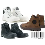 =CodE= PALLADIUM PAMPA HI SUPPLY LEATHER 全牛皮革軍靴(黑白咖啡)77963男女