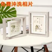 客製化 洗照片 沖洗照片 印照片 相框 來圖 韓版 ins風 旋轉 創意 相框 擺件 擺飾 禮物送禮 批發
