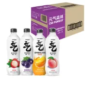【蝦皮直營】元氣森林 蘇打氣泡水480mlx15入/箱 白桃味/葡萄味/柳橙味/荔枝味 0糖0脂0卡 箱購