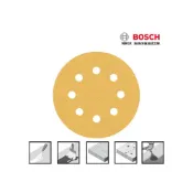 (店+)BOSCH博世 圓形自黏砂紙 C470 5片裝 木/漆兩用砂紙 木材砂紙 圓形砂紙 砂紙 適用砂紙機 GEX