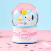 [絕版收藏 隔日到貨 JARLL讚爾 ]Snoopy史努比生日(粉彩) 水晶球音樂盒SP23006 生日禮