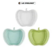 【全聯線上購】【Le Creuset】造型瓷器迷你蘋果造型烤盤16.5cm(棉花白/甜薄荷/棕櫚綠)