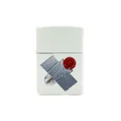 【墊腳石】ZIPPO White Matte Color Image 防風打火機