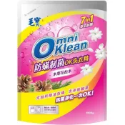 來易購 毛寶 Omniklean 防蹣制菌洗衣精 補充包 木梨花松木 1800g