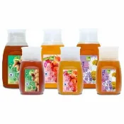 【彩花蜜】台灣蜂蜜擠壓瓶700gx3+350gx3(龍眼+荔枝+百花)