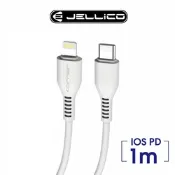 【JELLICO】3.1A快充Type-C To Lightning 充電傳輸線/JEC-KDS30-WTCL