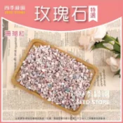 特選玫瑰石分裝包 鋪面石材 天然石材 園藝水族石材 抿石子 1kg裝 造景石頭【四季綠園】