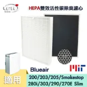 HEPA雙效除臭濾心 適用 Blueair 200 203 205 270e Slim 280i  Smokestop