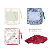 風雅日和💖日本插畫大師 加藤真治 童話 短夾 皮質刺繡 雙折簡約皮夾 拉鍊零錢包 小紅帽 灰姑娘 長髮公主 D43