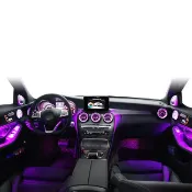 賓士 C205 W205 S205 GLC W253 X253 64色炫彩氣氛燈