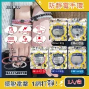 日本ELEBLO-頂級強效編織紋防靜電手環1入/袋(運動外出隨身除靜電手環腕帶,輕量穿脫方便時尚百搭)