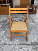 香榭二手家具*實木藤編 折合椅-藤椅-籐椅-折疊椅-折椅-原木椅-實木折疊椅-涼椅-藤製椅-教師椅-餐椅-休閒椅-摺疊椅