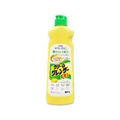 【日本第一石鹼】廚房浴室研磨亮澤消臭去污萬用清潔劑400g/檸檬香-黃瓶(濾水網油漬去污乳餐具浴缸水垢髒污)