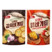 歐邁福 法式麵包餅乾 80g 香蒜奶油 青陽辣椒美乃滋口味【快速出貨】韓國餅乾 零食 美食甜點 麵包餅乾 O!my