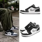 【NIKE 耐吉】Air Jordan 1 Low shadow 黑 白 灰 影子 男鞋 女鞋 AJ1 休閒鞋 1代(553558-040)