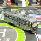 「優選」模型車 閤金玩具車 巴士模型車 遊覽車 迴力 生日禮物德國仕高siku露營房車巴士1671合金車模型可開門玩具收