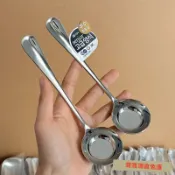 🍁免運臺灣🍁勺子加深加厚家用平底平底螺螄粉勺子喫飯喝湯拌飯家用精緻ins風KUXC