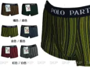 鍺離子內褲-#POLO PARTY#鍺纖維#雲彩紗#四角褲#台灣製#內褲#男內褲#男四角褲#男平口褲