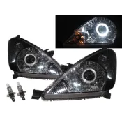 適用於TOYOTA INNOVA 07-16 LED光圈 鹵素燈泡 魚眼大燈