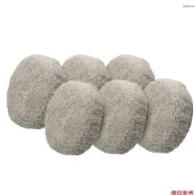 KKmoon玻妞二代Hobot188專用清潔布擦窗機器人布套灰色6枚