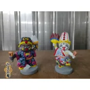 ｜泓展工藝｜模型七爺八爺 七爺八爺公仔 范謝將軍 大二爺 公仔 模型 模型廟會 陣頭模型 廟會公仔
