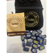 (店+)【藥魂】青金石 盧恩符文石 盧恩水晶 符石 Rune 占卜道具 魔法儀式 拍照道具 新手入門