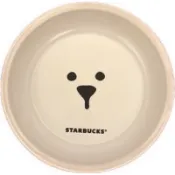 星巴克Starbucks 2019年 聖誕節 可愛熊珐瑯點心盤
