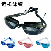 喜挖2店 近視度數泳鏡高畫質防水防霧游泳眼鏡男女大框護目鏡新款帶耳塞泳鏡